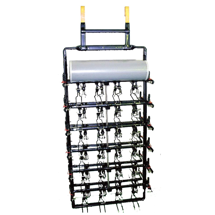 Movable treatment rack for Zn
