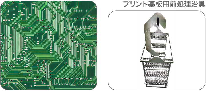 プリント基板用前処理治具